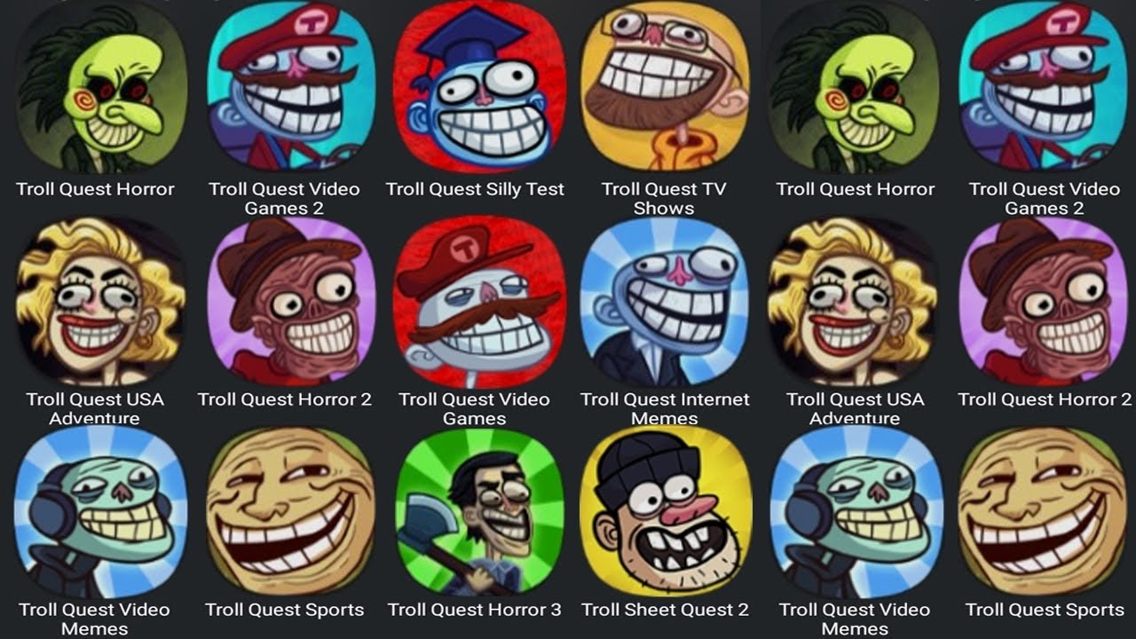 Troll Quest Horror,Troll Quest Video Games 2,Troll Quest Silly Test,Troll Quest TV Shows,Troll Quest