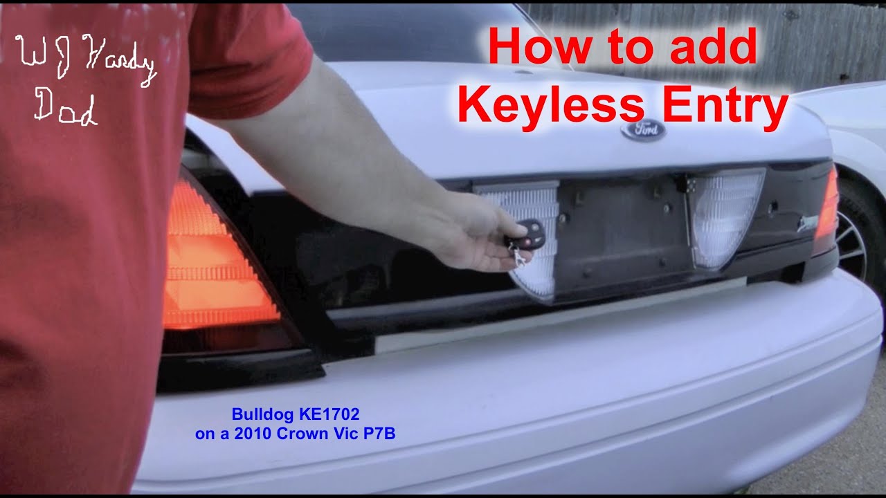 Ford Crown Vic P71 P7B keyless entry less than $30!!!