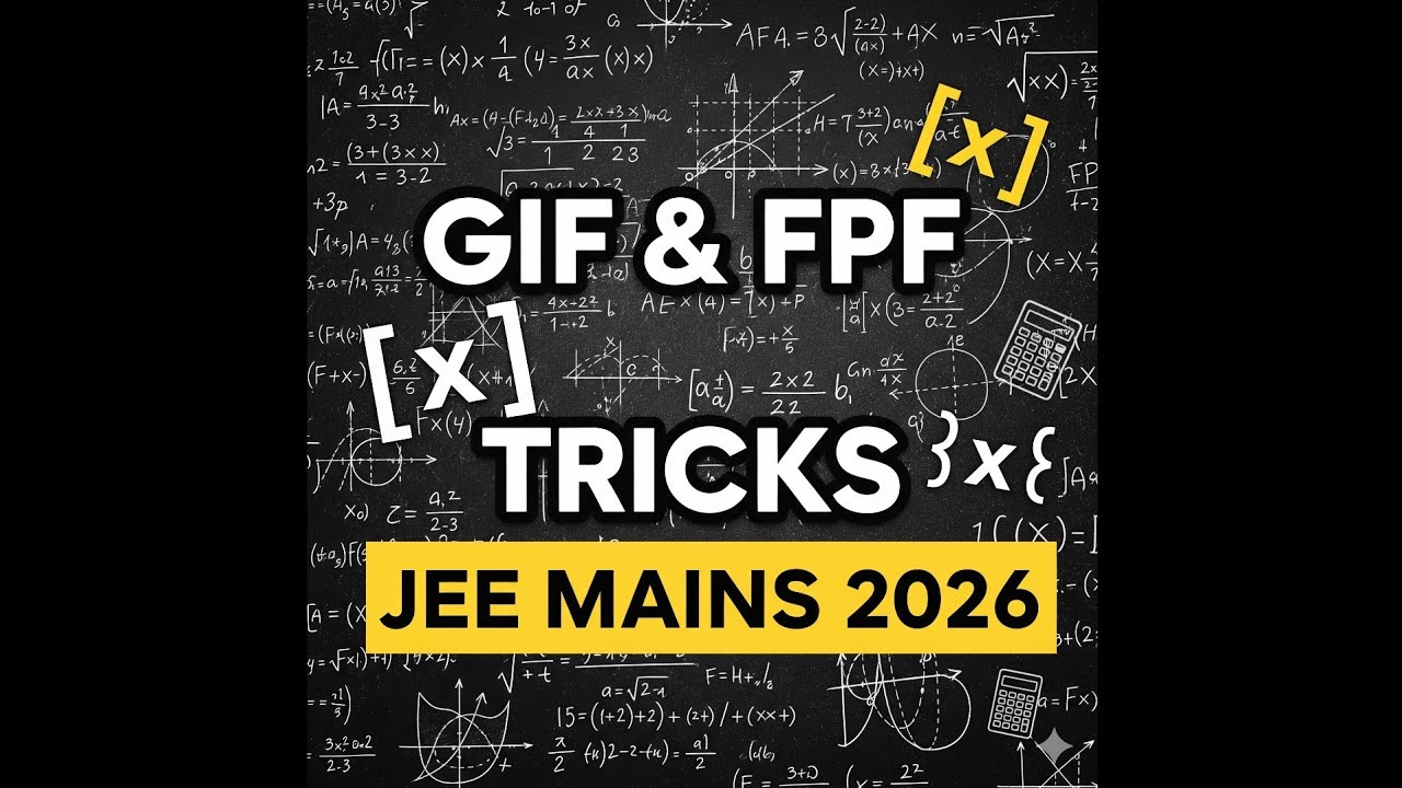 GREATEST INTEGER FUNCTION& FRACTIONAL PART FUNCTION