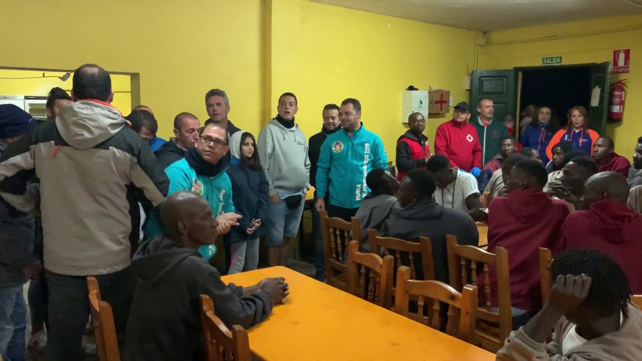 INMIGRANTES EN EL CAMPAMENTO DE LA MONTAÑETA-CRUZ ROJA (NOVIEMBRE 2019) GARACHICO