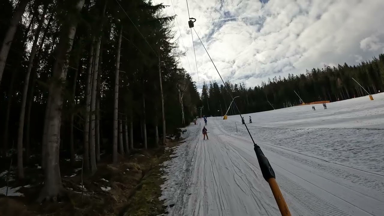 Stuhleck / 2 SL Familienlift Winterbetrieb 4K