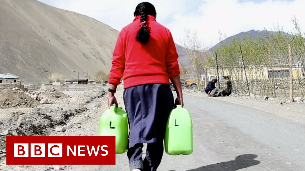 Indians living in remote Himalayan villages face water crisis as glacial streams shrink - BBC News