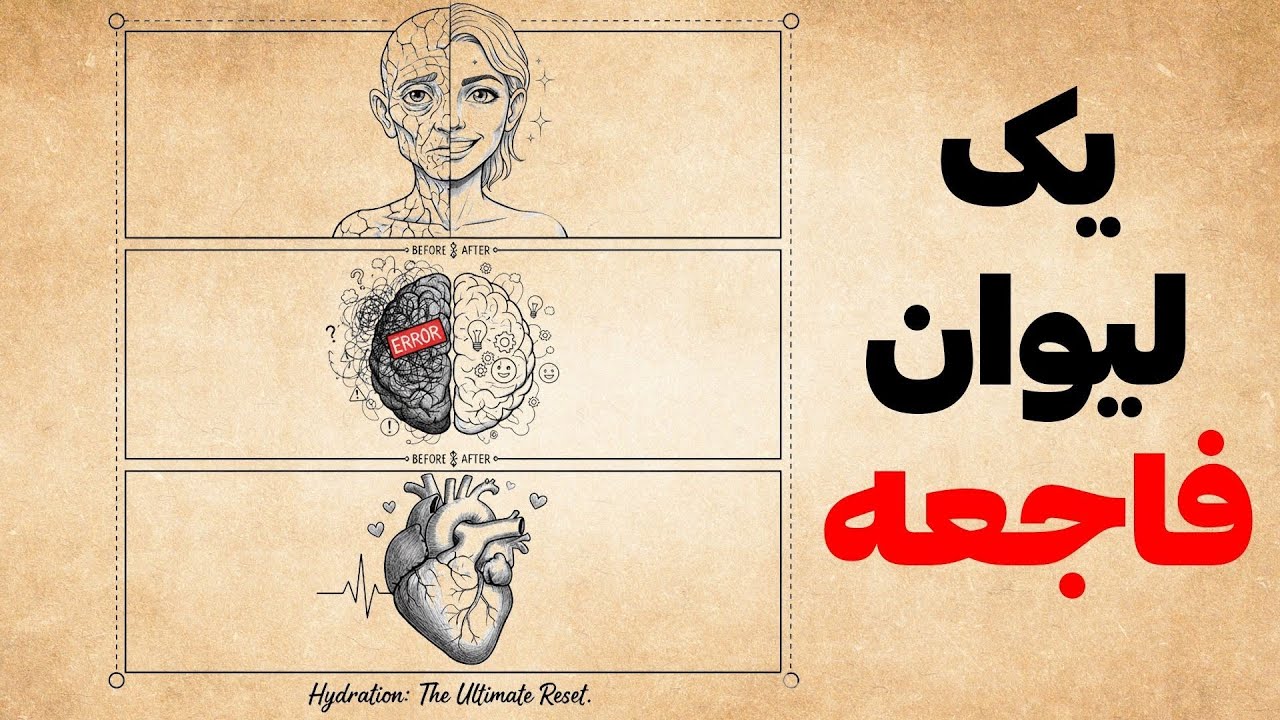 کم‌آبی بدن: علائم خطرناک و روش صحیح آب خوردن