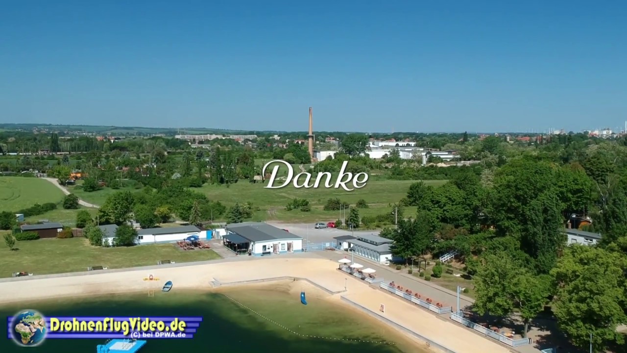 DrohnenflugVideo.de - Strandsolbad Leopoldshall in Staßfurt im Salzlandkreis