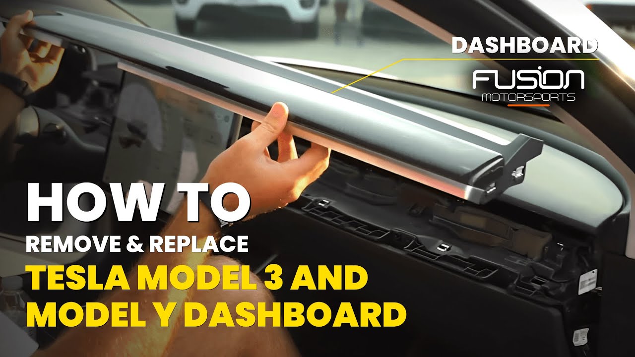 How to Remove and Replace Your Tesla Model 3 and Model Y Dashboard (READ DESCRIPTION)