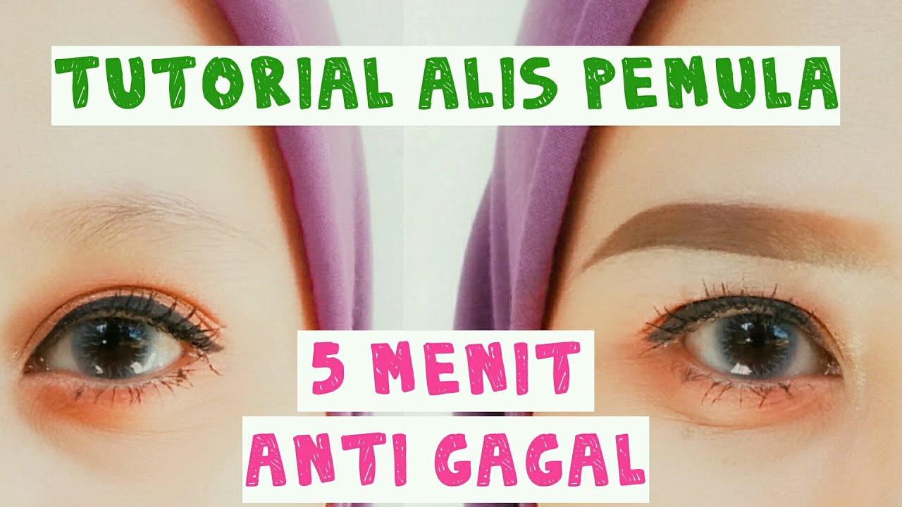 TUTORIAL ALIS 5 MENIT UNTUK PEMULA ANTI GAGAL || TUTORIAL MAKEUP BY MISS INCESS || #4