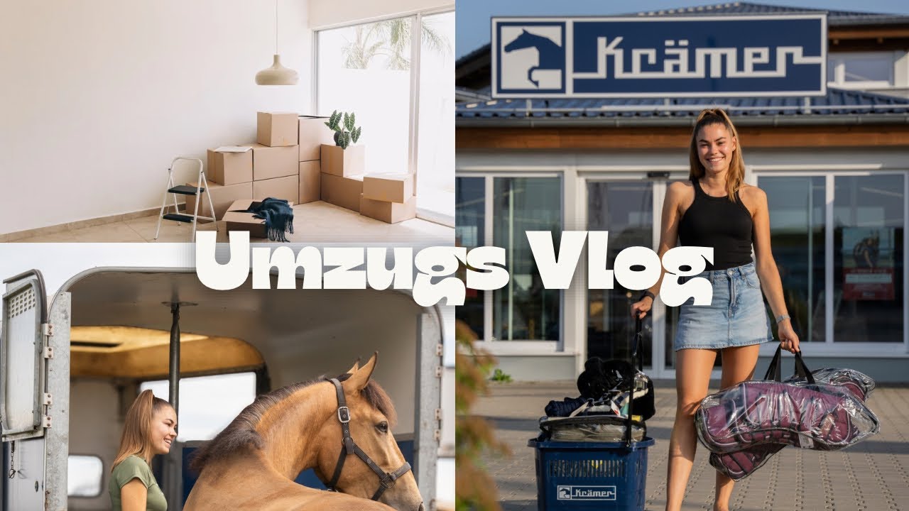 UMZUGSVLOG 📦🐴 Wir ziehen zur Pferdetrainerin Susanne Lohas ✨