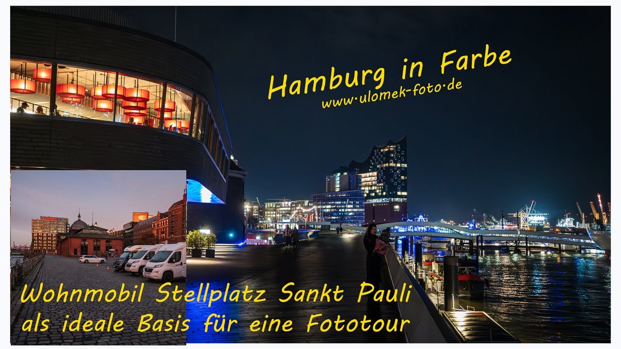 Stellplatz Sankt Pauli - Hamburg Fotowalk - WoMoFoto auf dem Weg nach DK