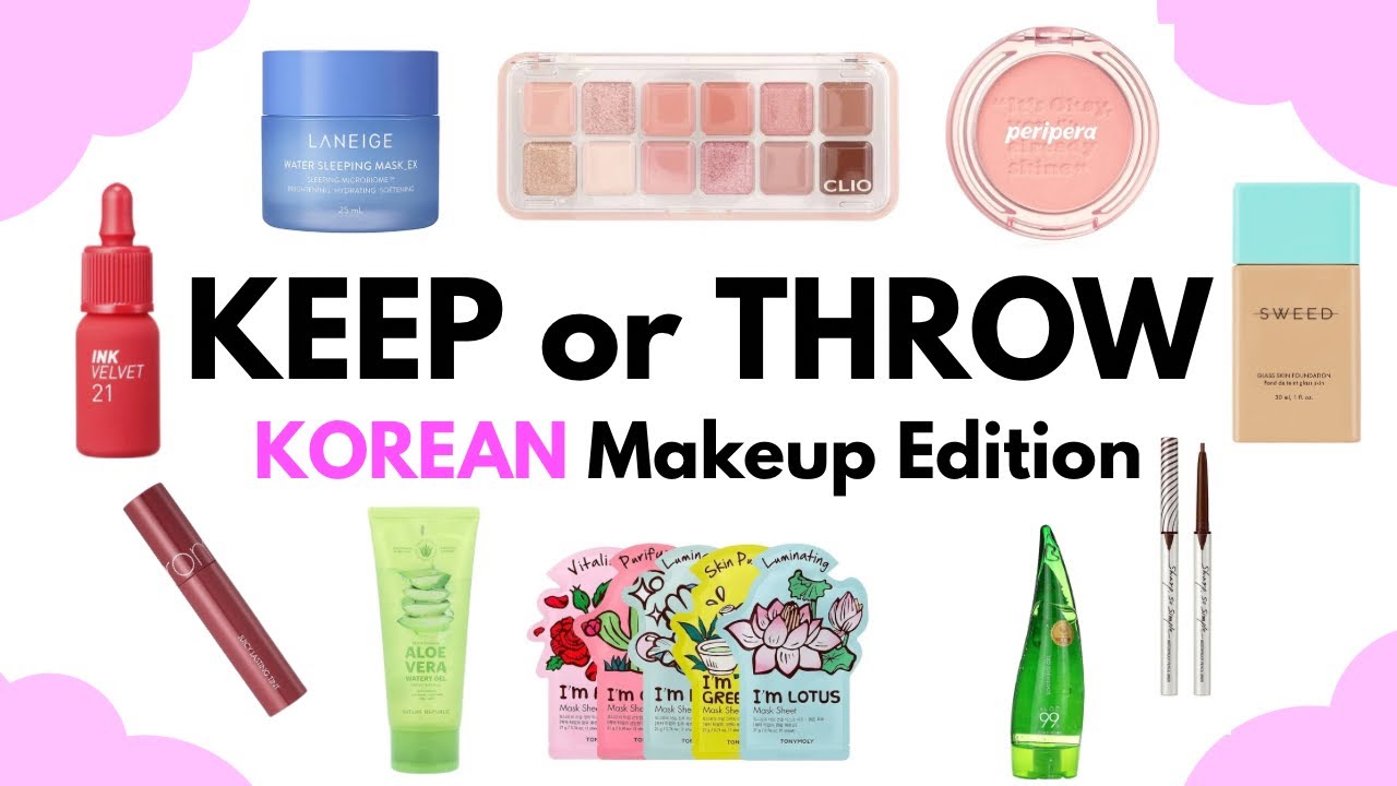 Korean Makeup Girls Edition | KEEP or THROW #koreanmakeup #kbeauty