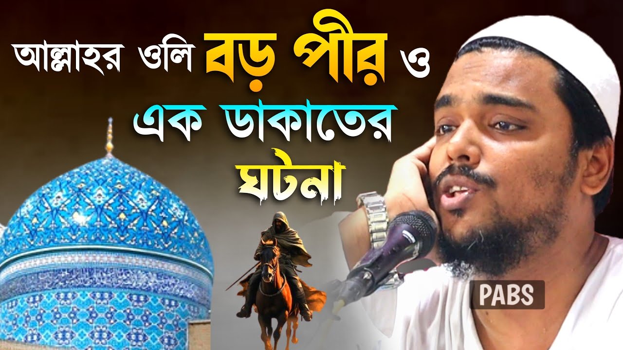 হযরত বড় পীর আব্দুল কাদের জিলানী হুজুর ও এক ডাকাতের ঘটনা, পীরজাদা আব্বাস সিদ্দিকী, Abbas Siddique