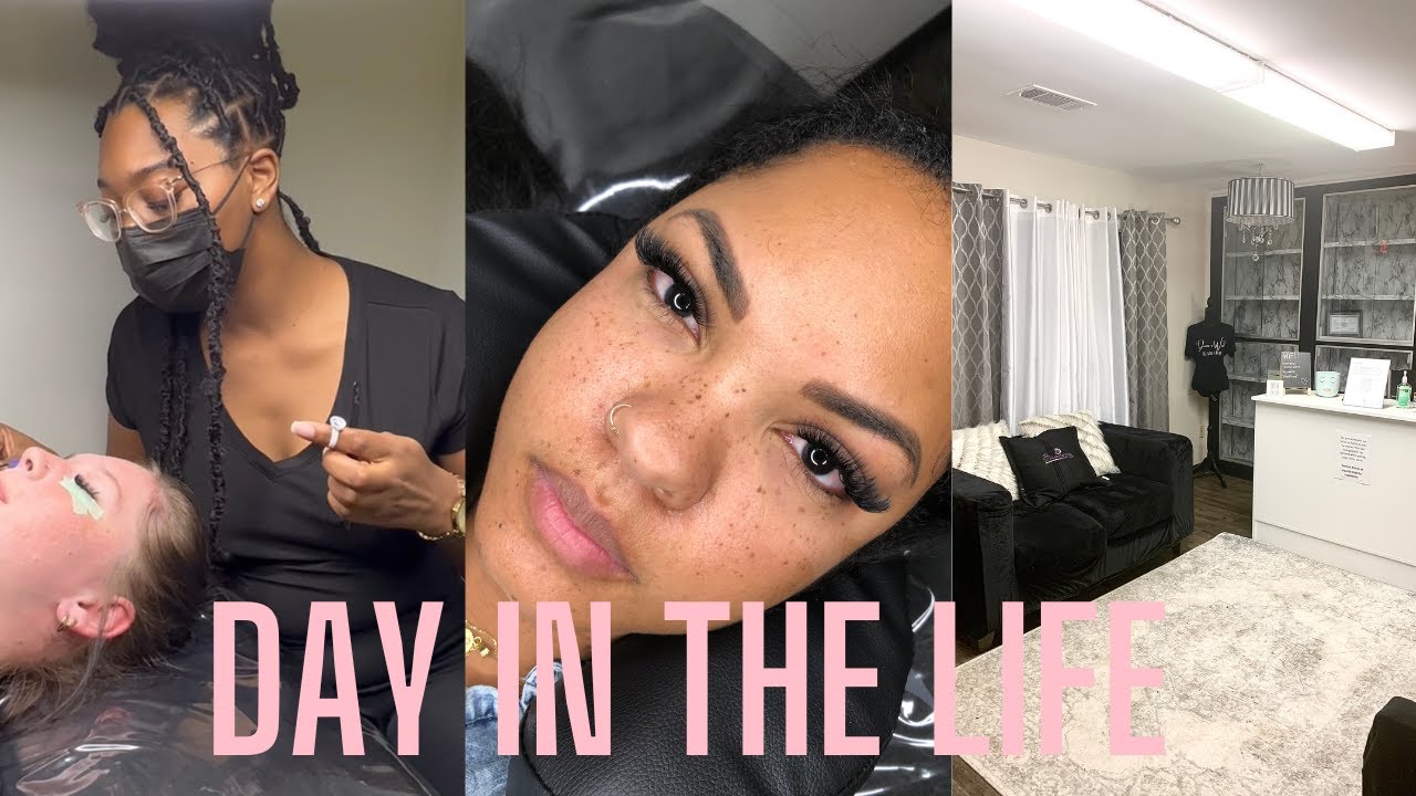 Day In The Life Of A Lash Tech &mdash; Opening & Closing The Salon + Lash With Me