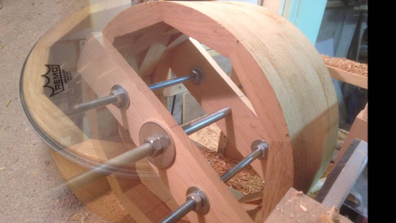 Stave Snare drum iroko 14x6