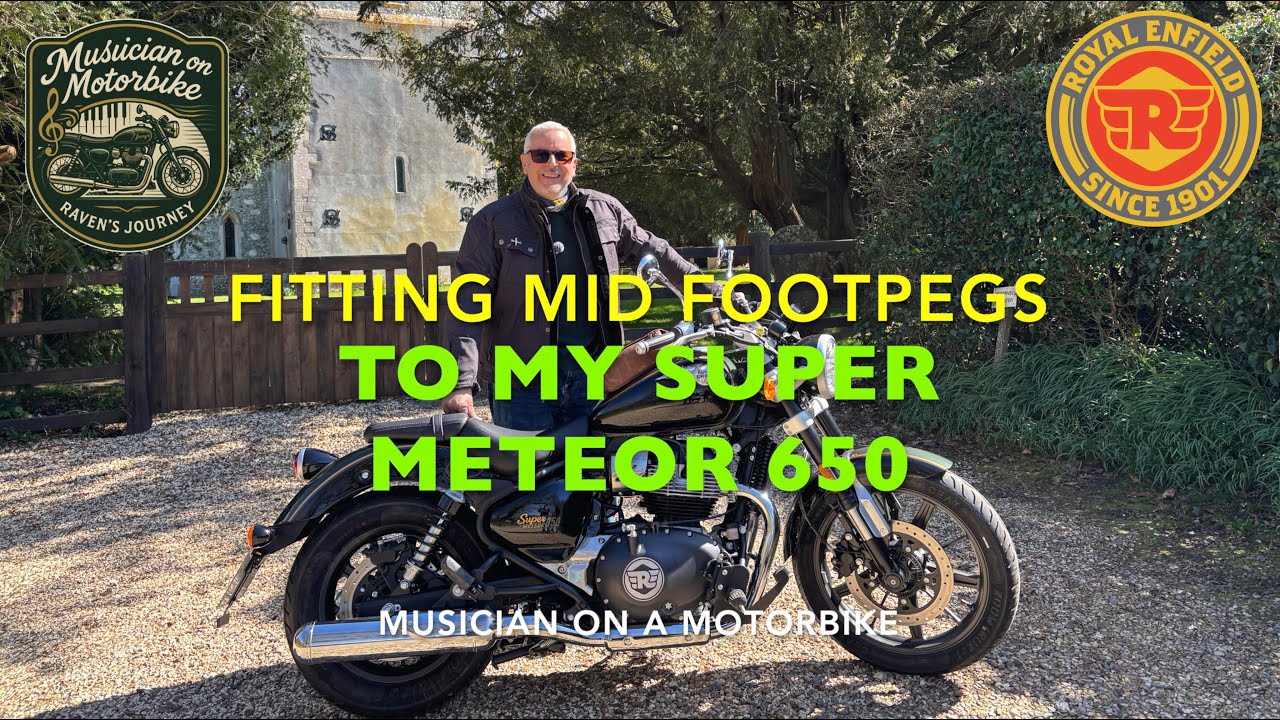 Установка Royal Enfield Super Meteor 650 Mid-Peg: хаос, комедия и подножка