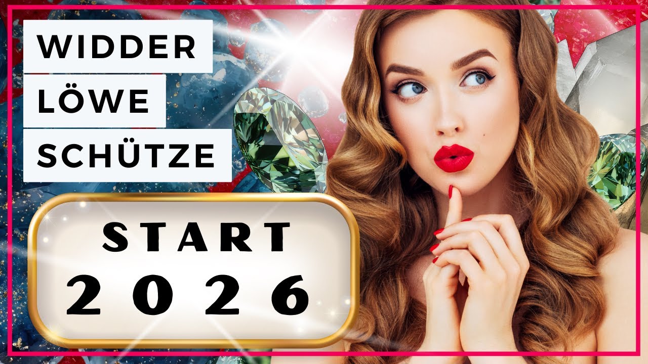 WIDDER, L&Ouml;WE, SCH&Uuml;TZE 🤩 Das siehst du nicht kommen! 💞⚡🔮 Tarot Start ins 2026 ✨