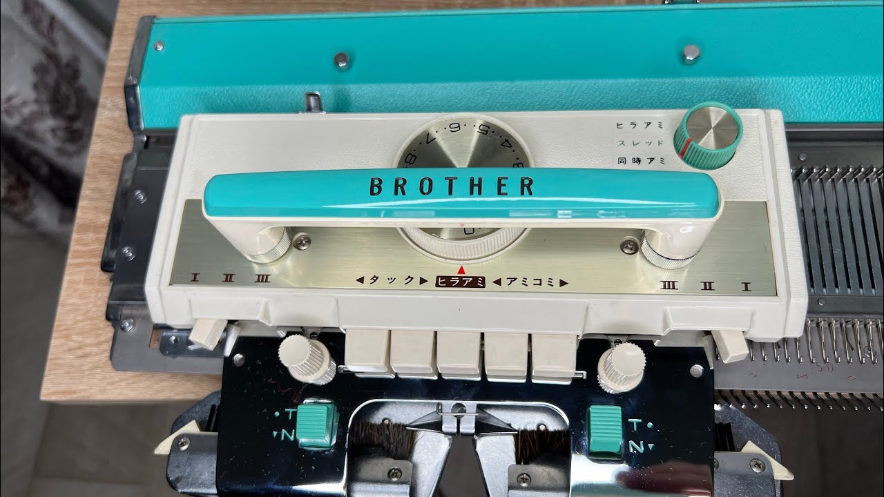 brother KH 587: жаккард, интарсия, слип, пресс, ажур сложный на кнопочном бразере