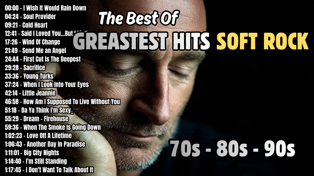 Elton John, Air Supply, Lobo, Phil Collins, Rod Stewart - Soft Rock 70s 80s 90s Greatest Hits