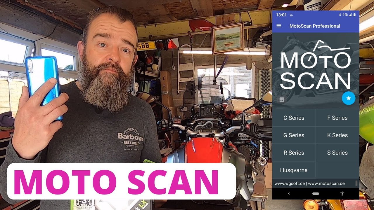 Diagnostics on a GS 1200 LC with MOTOSCAN
