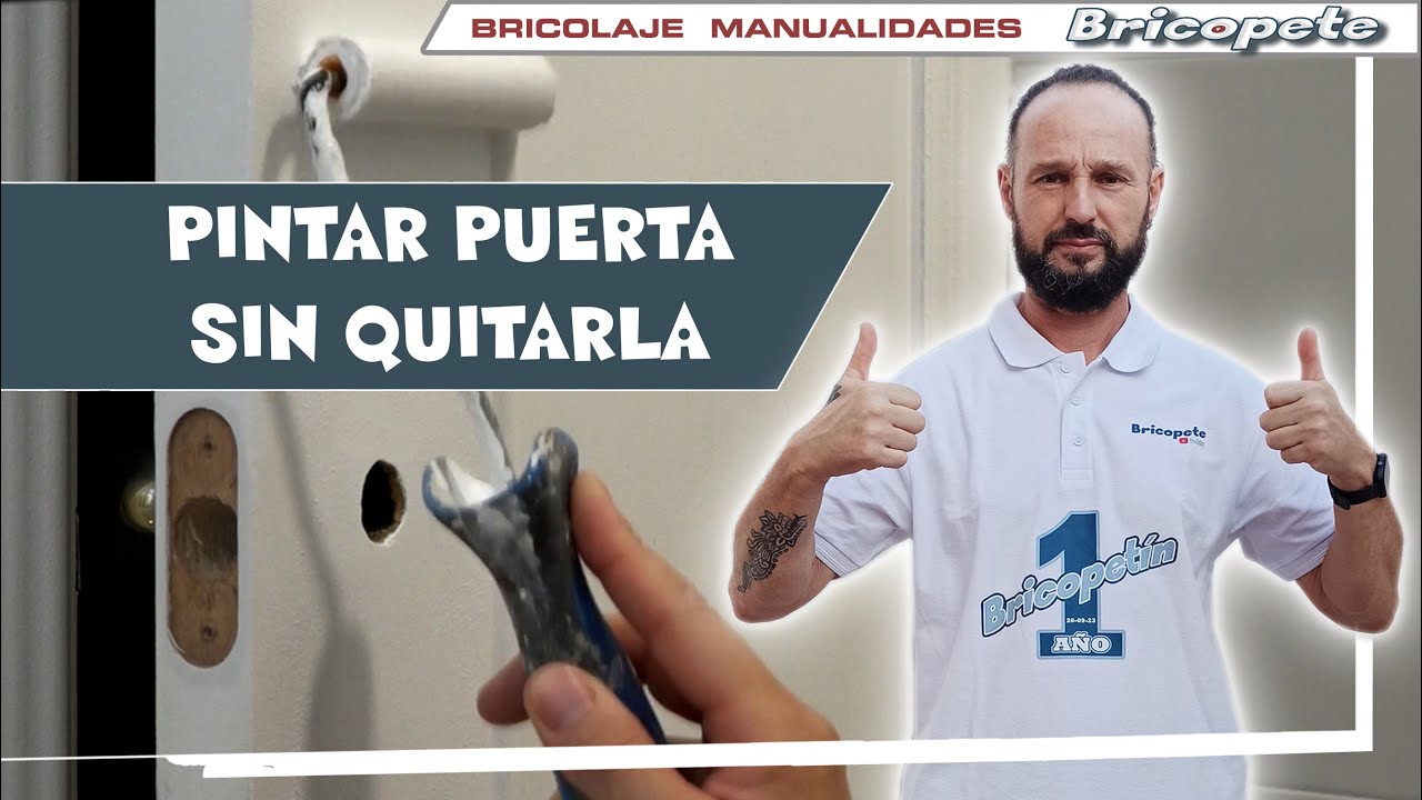 c&oacute;mo PINTAR  una PUERTA sin QUITARLA