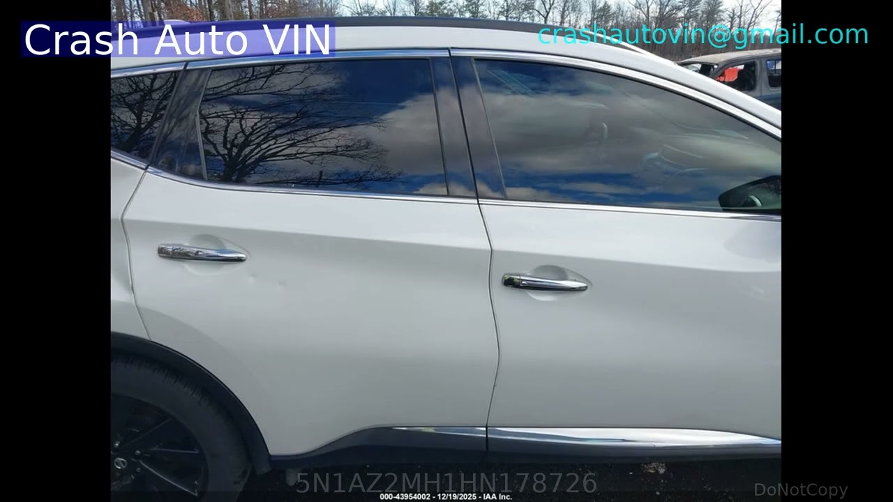5N1AZ2MH1HN178726 Nissan 2017 Murano