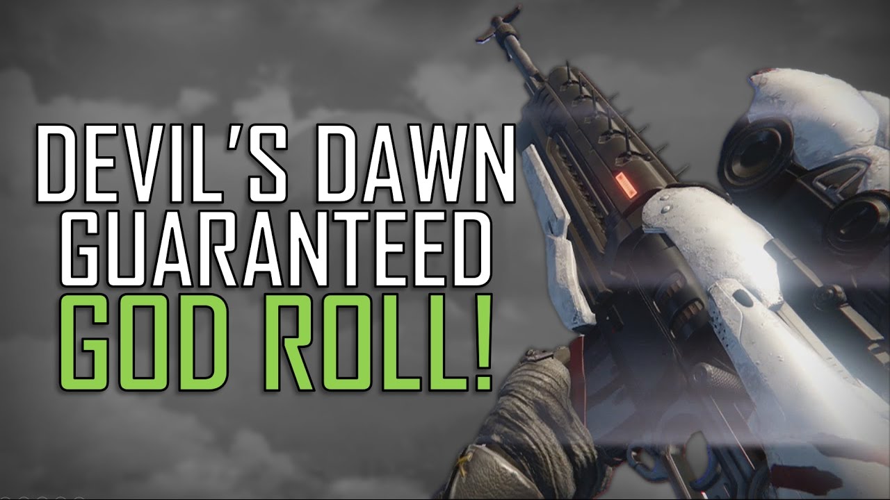 Devil's Dawn: Guaranteed God Roll Sniper Rifle! (Rise of Iron Devil's Dawn Review)