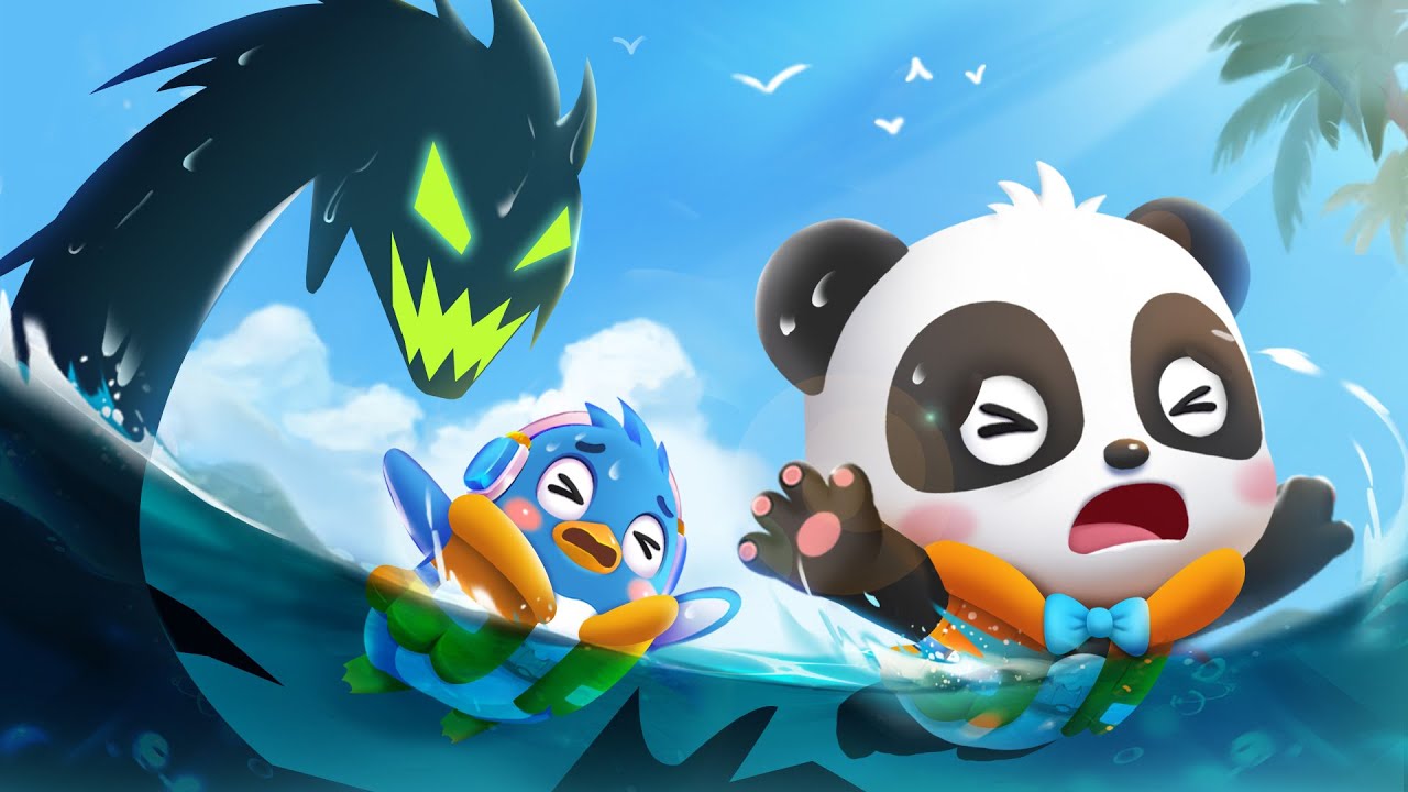 Magical Chinese Characters Ep 17 - The Scary Water Monster | BabyBus TV - Kids Cartoon