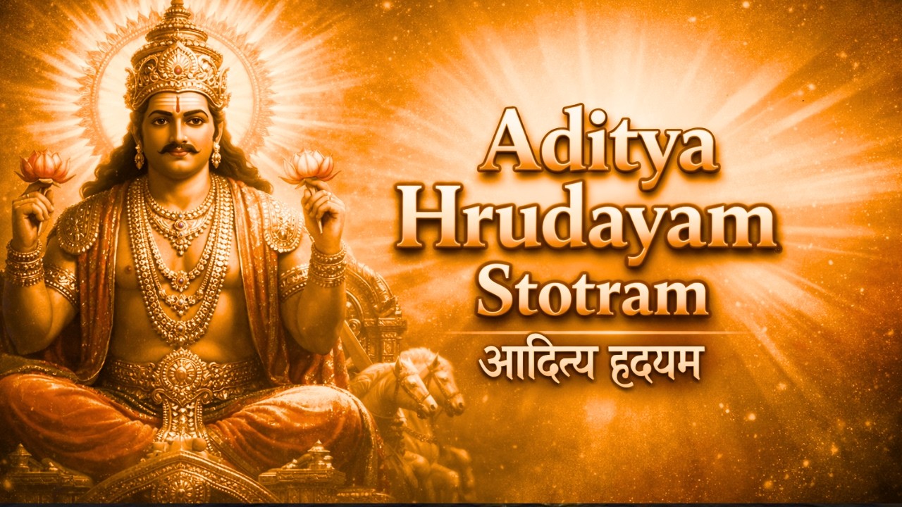 आदित्य हृदयम || Aditya Hrudayam Stotram || Surya Mantra || Daily Listen #suryadev #mantra #suryadev