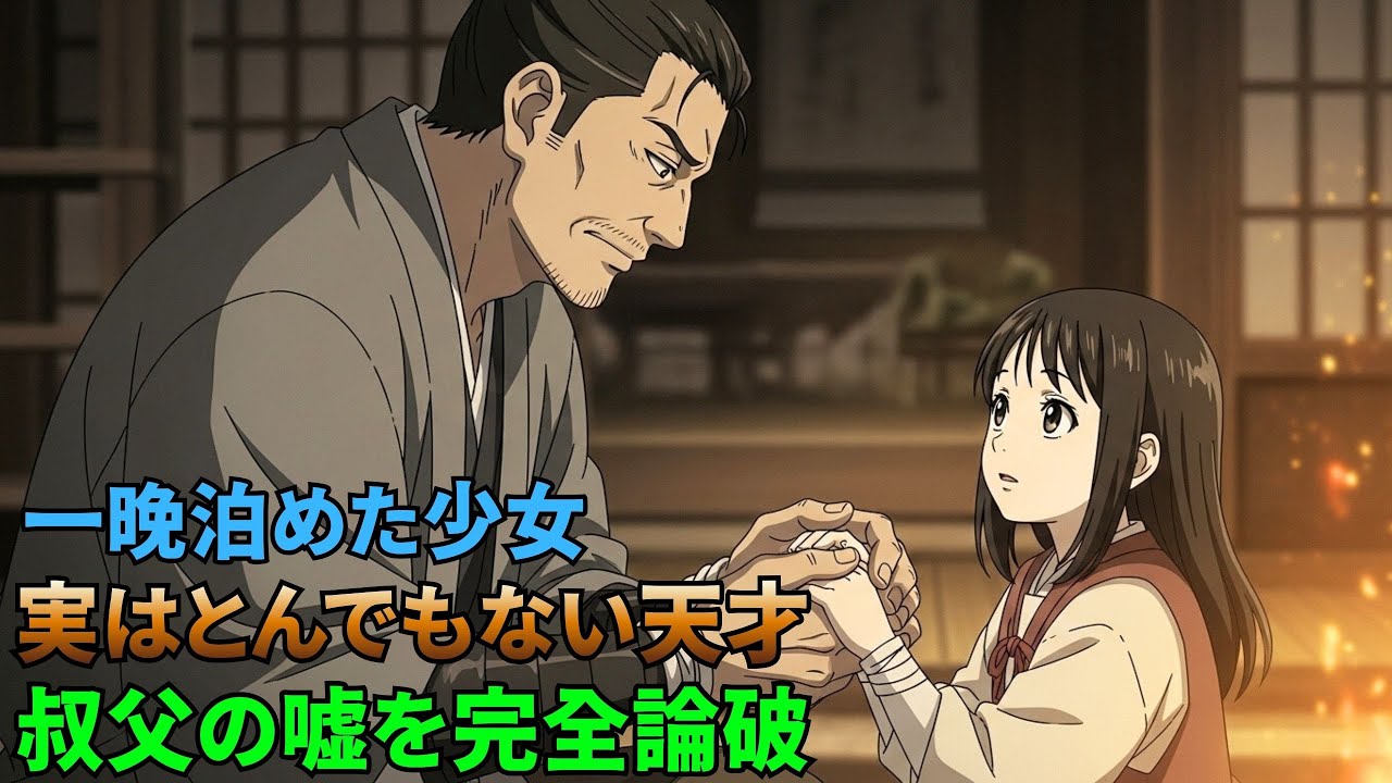 一晩世話になった浪人の養女になった天才娘| 野談 | 伝説 | 昔話 | 説話 | 民話