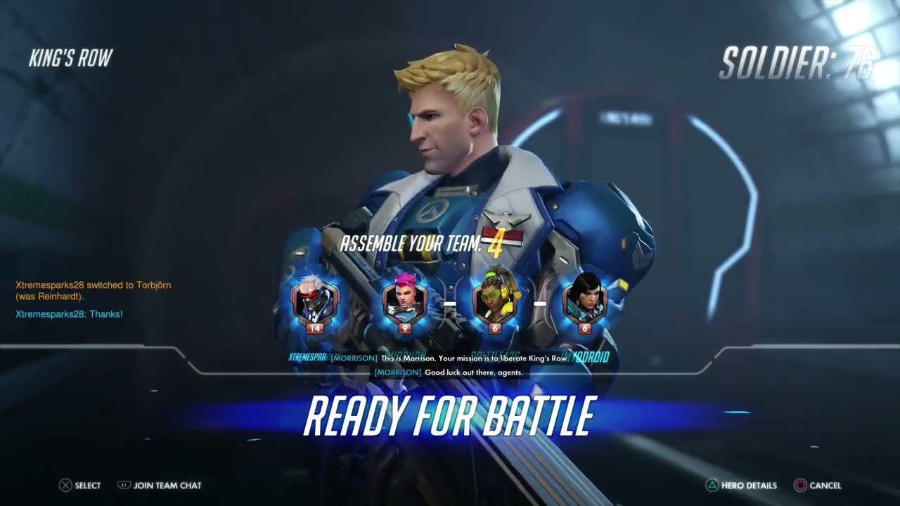 Overwatch - Uprising All Heroes As Soldier: 76