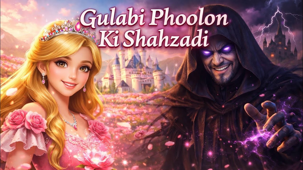  Gulabi Phoolon Ki Shahzadi | Urdu Kahani | Hindi Fairy Tale | Magical Princess Story