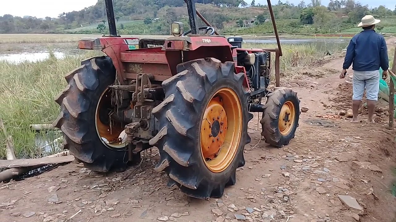 Shibaura d295f 4x4 romook tractor