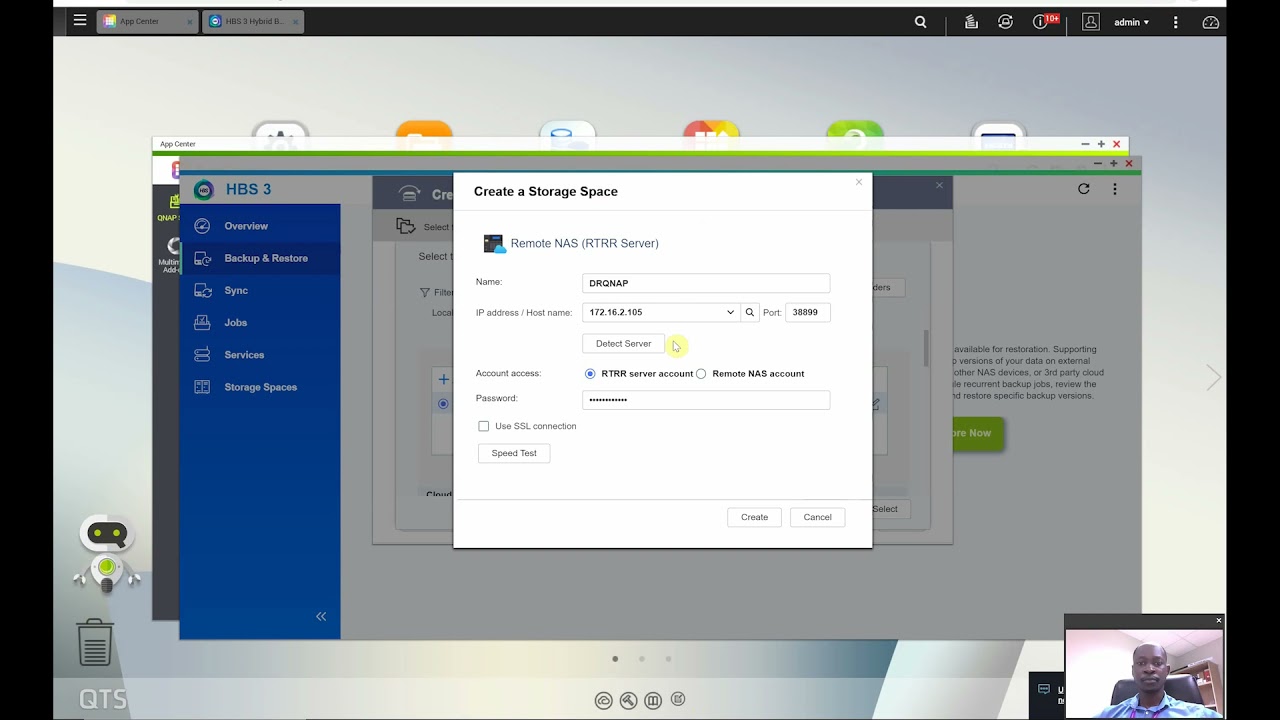 NAS-2-NAS QNAP Backup Synch replication