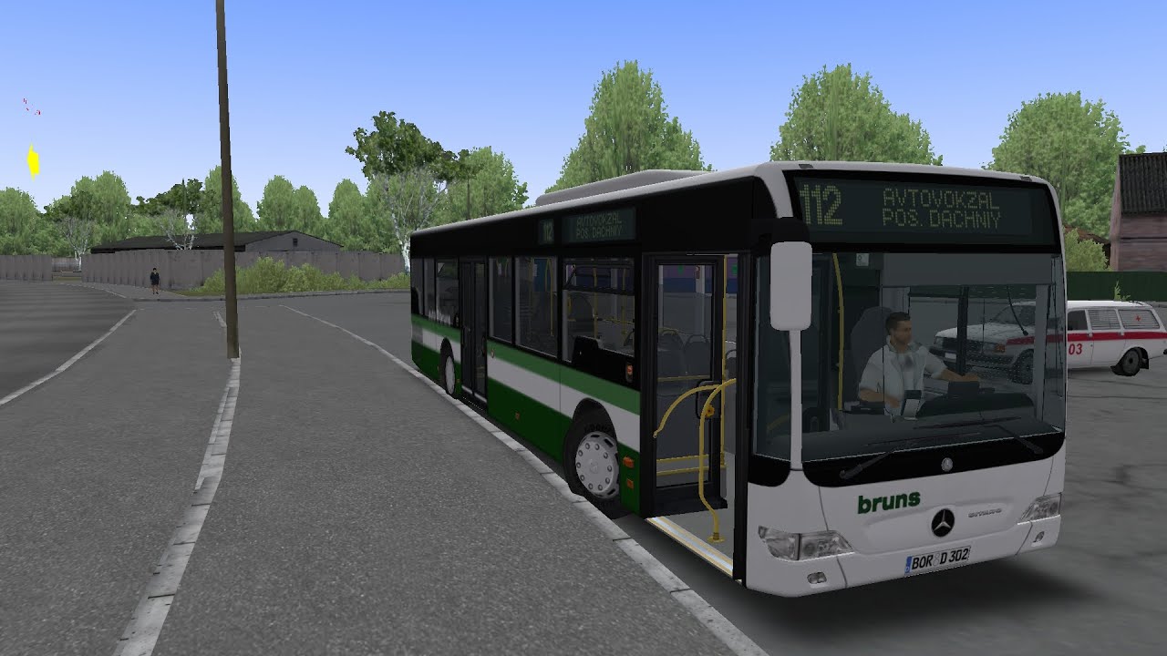 OMSI 2 MAP Чистогорск 0.9.3 BUS MB 0530 Маршрут 112