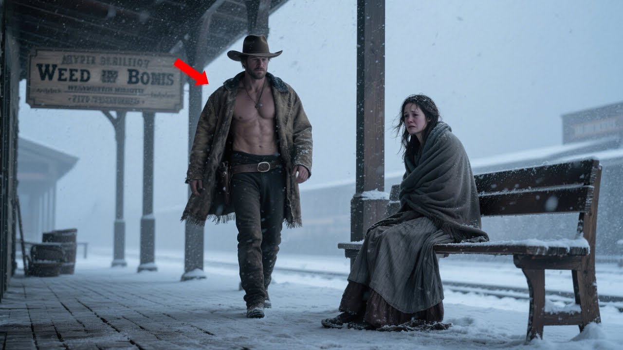 “You’re Coming With Me” A Giant Cowboy Found a Settler Woman at the Station… and Took Her Home