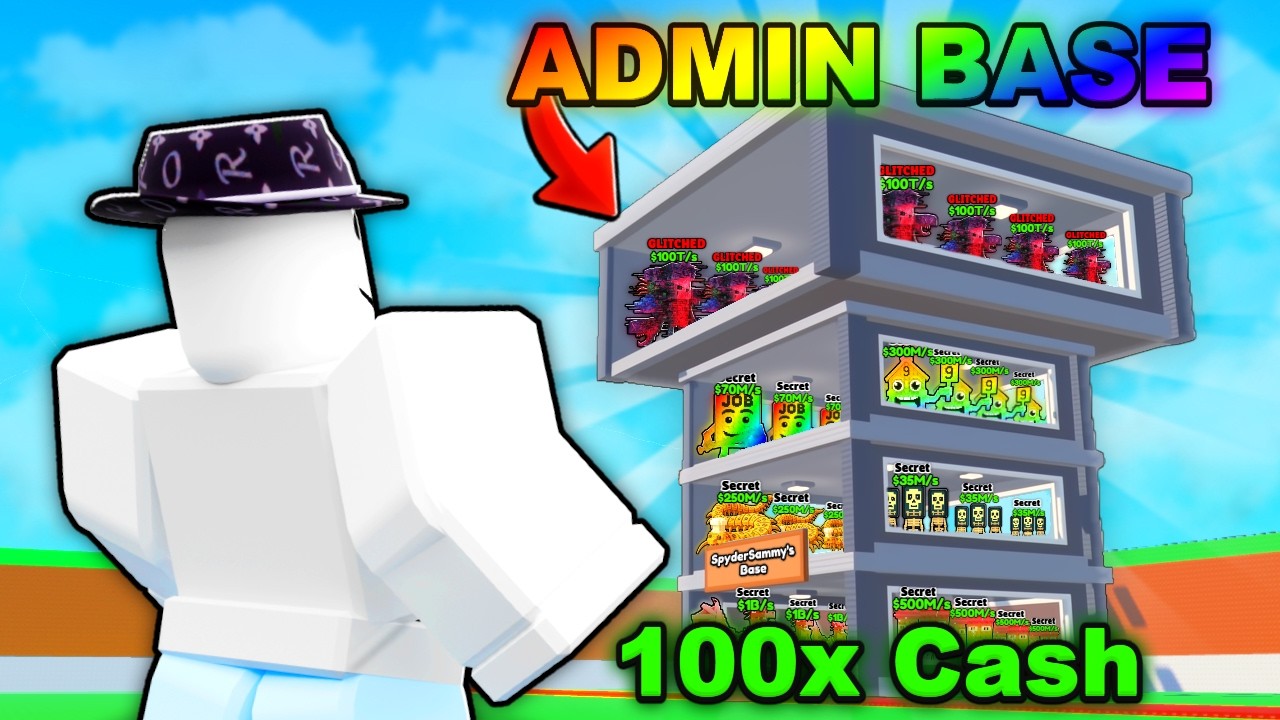 I Unlocked The ADMIN ONLY BASE in Steal A Brainrot..