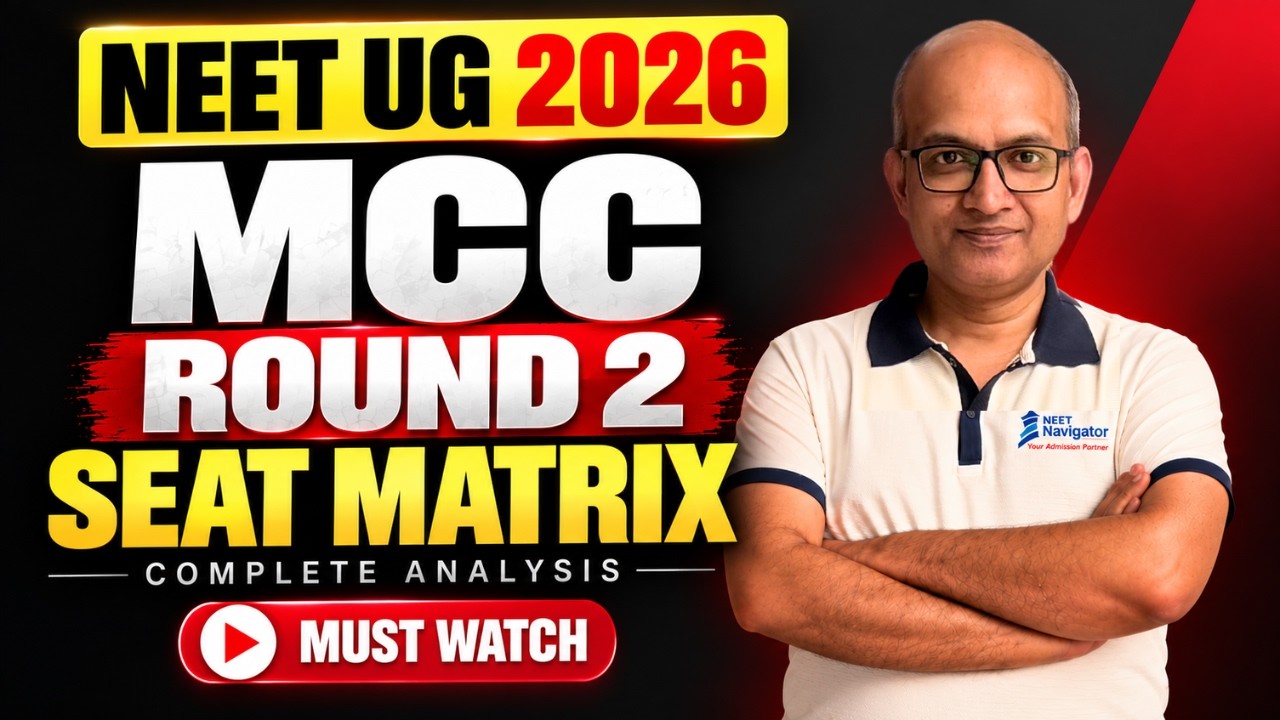 NEET UG 2026 MCC Round 2 Seat Analysis | Clear vs Virtual Vacancies Analysis! | #mcc #neetug2026