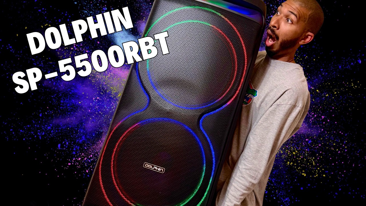 Dolphin SP-5500RBT - The Party Speaker With BIG BASS!