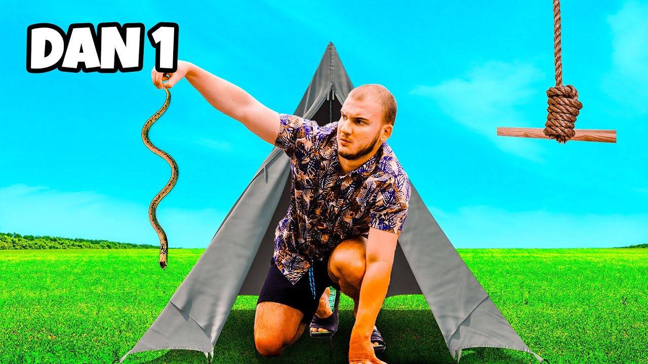 Živimo 10 DANA u šatoru! | Kampovanje Ep. 1