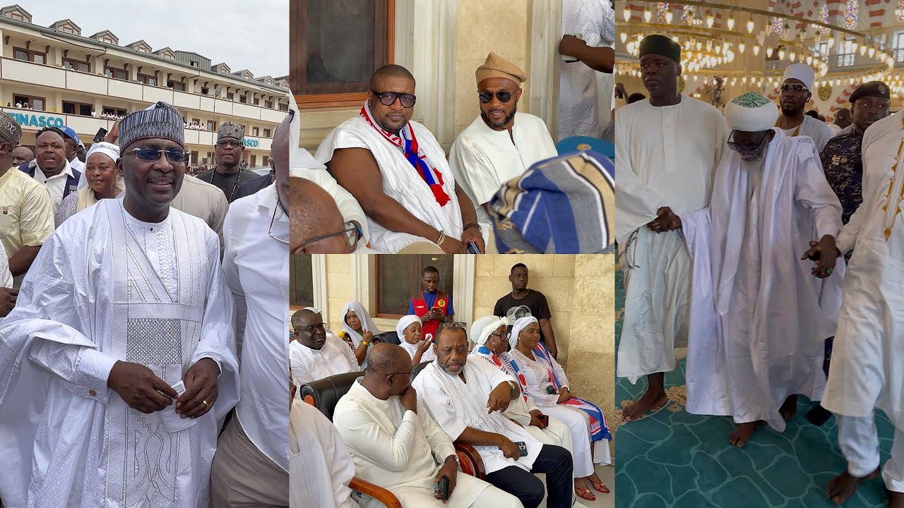 🔥Dr Bawumia, Chief Imam, NAPO & NPP Bigwigs St0rm Kanda Mosque For Thanksgiving Prayers & Blessings