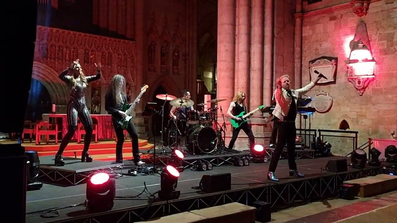 THE GLAM ROCK SHOW , BALLROOM BLITZ, RIPON CATHEDRAL. 13/3/2025
