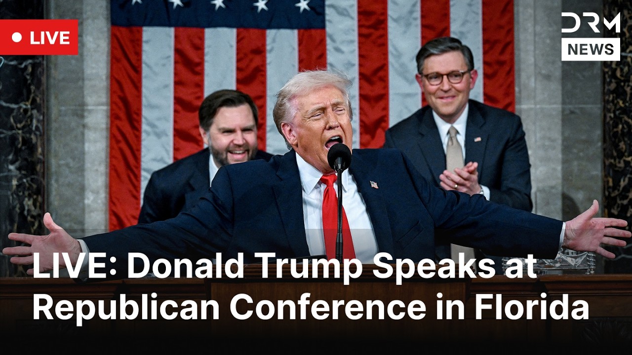 LIVE: Trump Speaks at Republican Conference in Florida | DRM News | AC1F