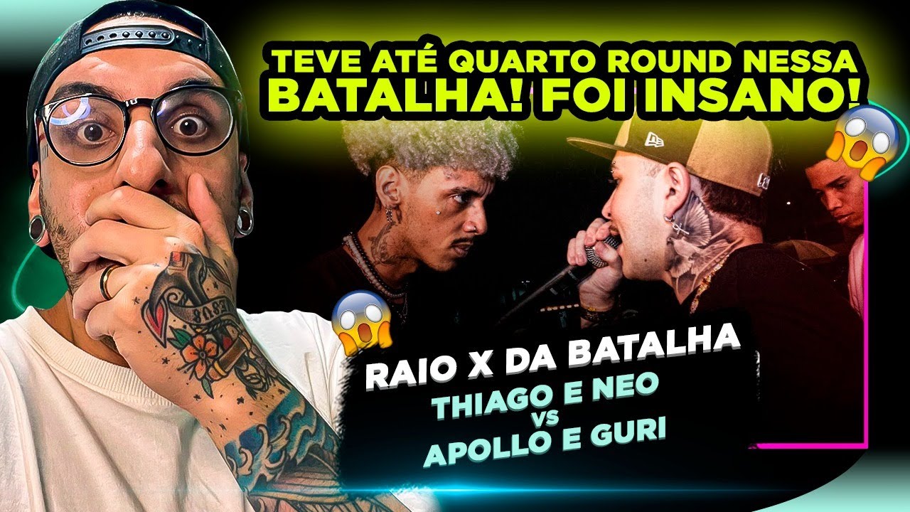 RAIO X DA BATALHA (4 ROUNDS) APOLLO E GURI VS NEO E THIAGO | 341ª BATALHA DA ALDEIA