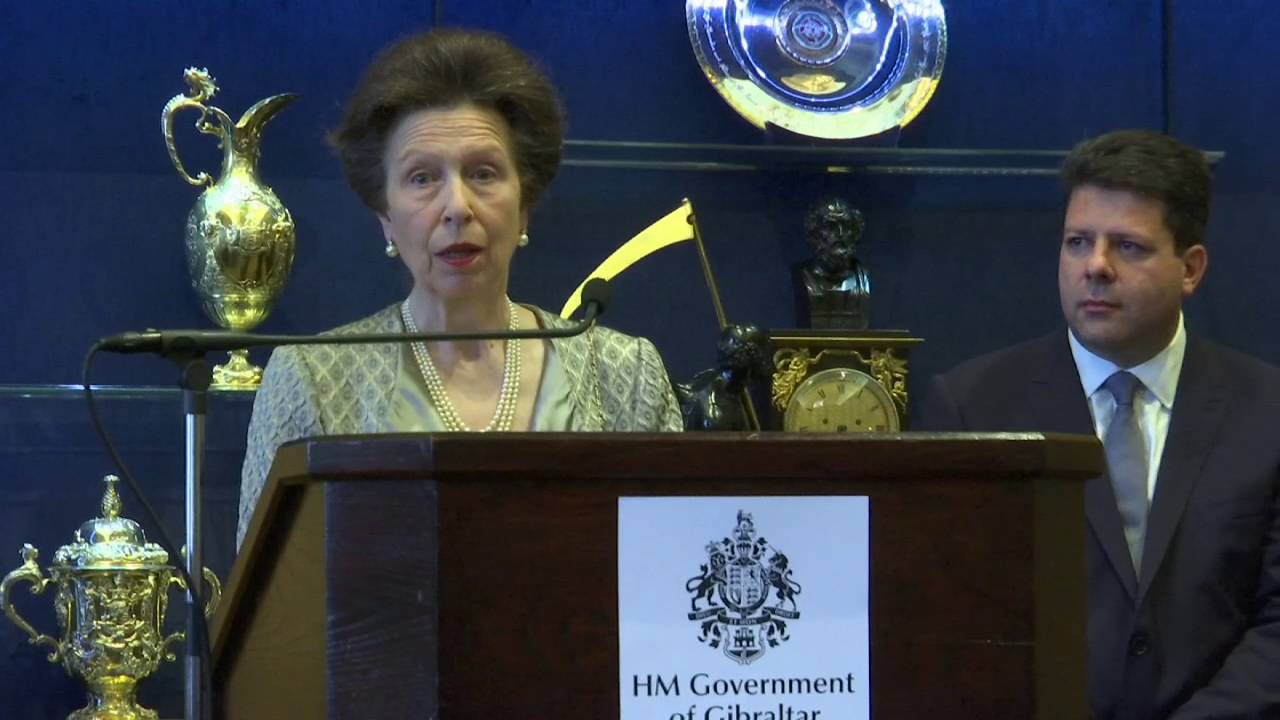Princess Anne receives birthday present for Queen from Gibraltar