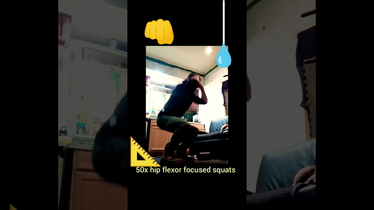 body weight deep squats . Chicken legs 🍗 maintenance reps 
