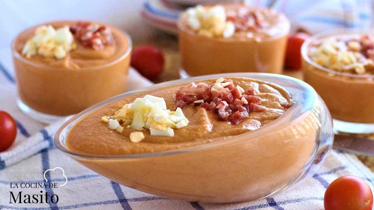 Porra antequerana | Receta tradicional de sopa fria | Muy facil