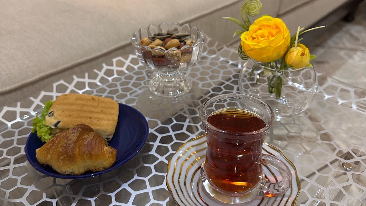 فلوق صامت، روتيني فطور ، موعد أشعة، معجنات، زيارة أختي💕والحب رهوف ❣️