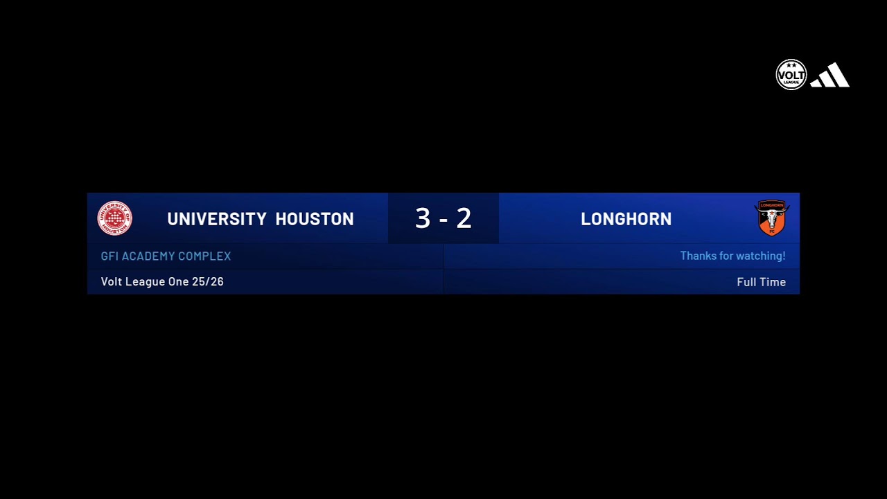 University of Houston v Longhorn FC - 25/26 Volt League