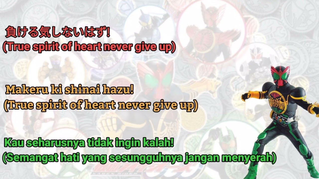 [ Anything Goes ] Maki Ohguro  (lirik dan terjemahan) Op Kamen Rider OOO