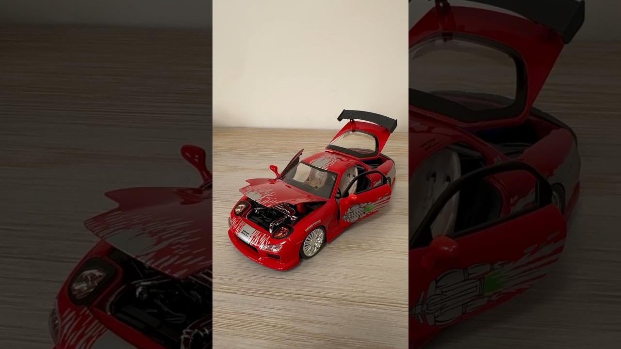 Jada Toys 1:24 Dom&rsquo;s Mazda Rx7 FD (Red) Fast & Furious