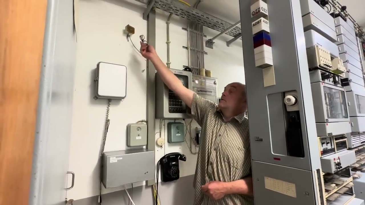 Das analoge Telefon-Vermittlungssystem in Funktion
