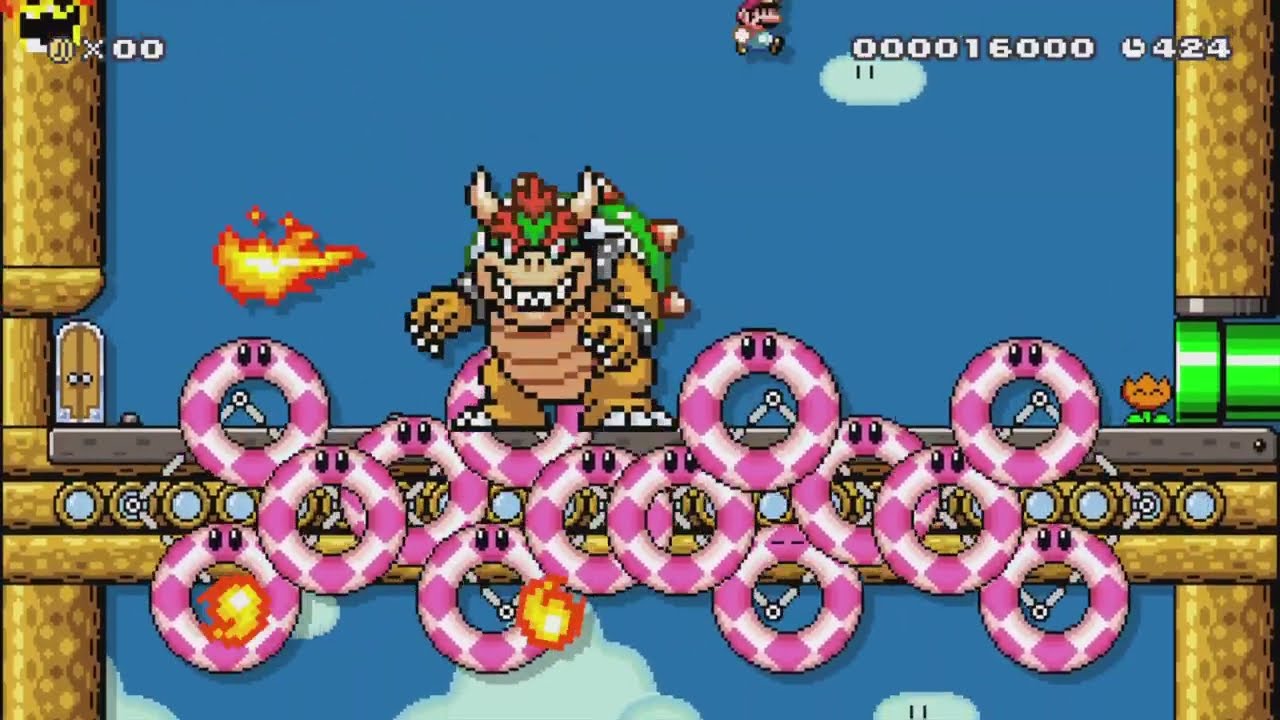 JNPoop: Super Mario Maker - W15-1: Homer Simpson's DOH-nut Land